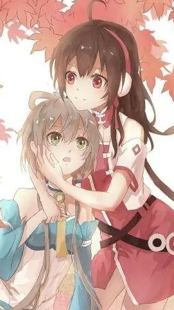 乐正绫与洛天依同人插画
